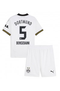 Fotbalové Dres Borussia Dortmund Ramy Bensebaini #5 Dětské Třetí Oblečení 2024-25 Krátký Rukáv (+ trenýrky)